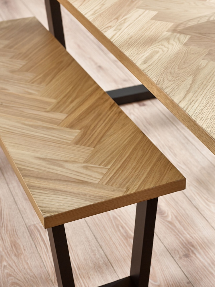 Julian Bowen Black Hilton Bench - Image 2 of 6