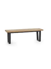 Julian Bowen Black Hilton Bench - Image 3 of 6