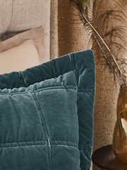 Quilted Lustre Velvet Cushion - Изображение 2 из 5