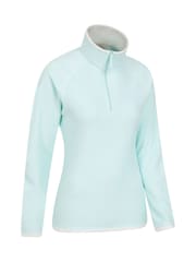 Azul marino - Mountain Warehouse Womens Montana Half Zip Fleece - Imagen 2 de 5