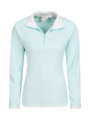 Azul marino - Mountain Warehouse Womens Montana Half Zip Fleece - Imagen 4 de 5