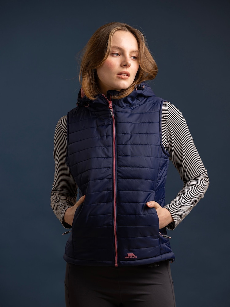 Trespass Blue Aretha Casual Gilet - Image 2 of 6