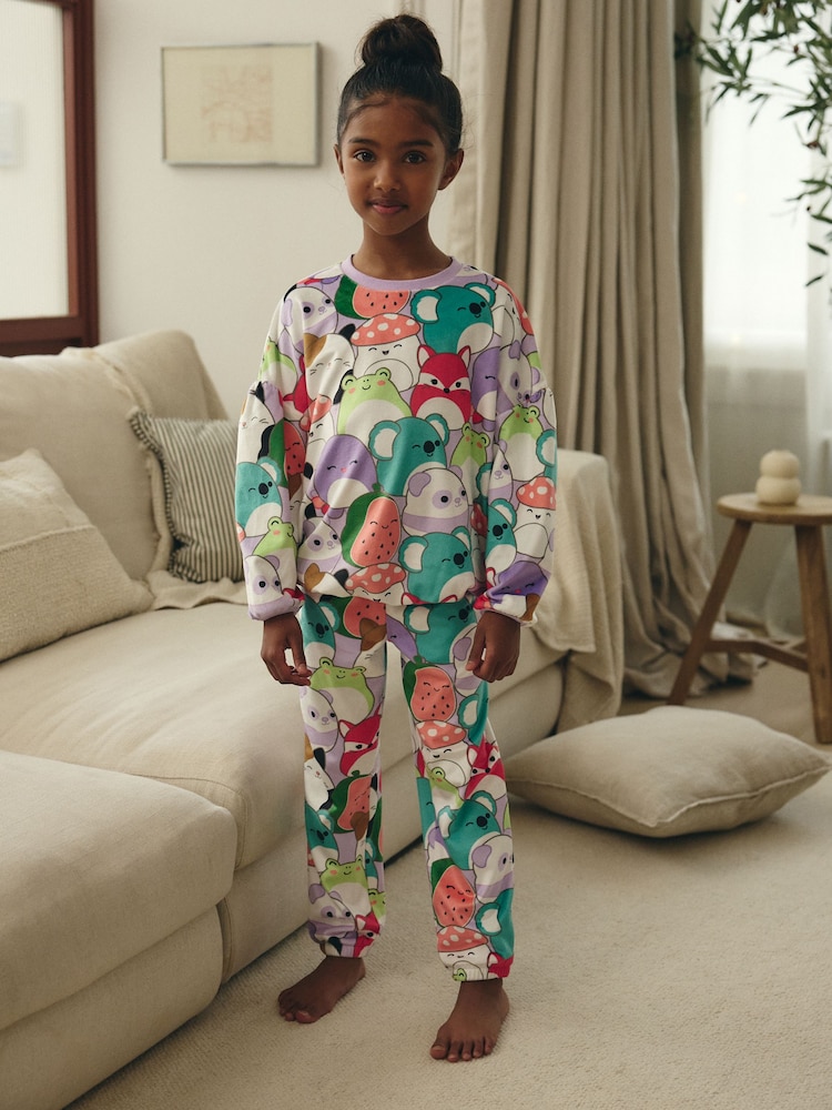 Multi License Squishmallows Cosy Fleece Pyjamas (5-14yrs) - Image 2 of 8