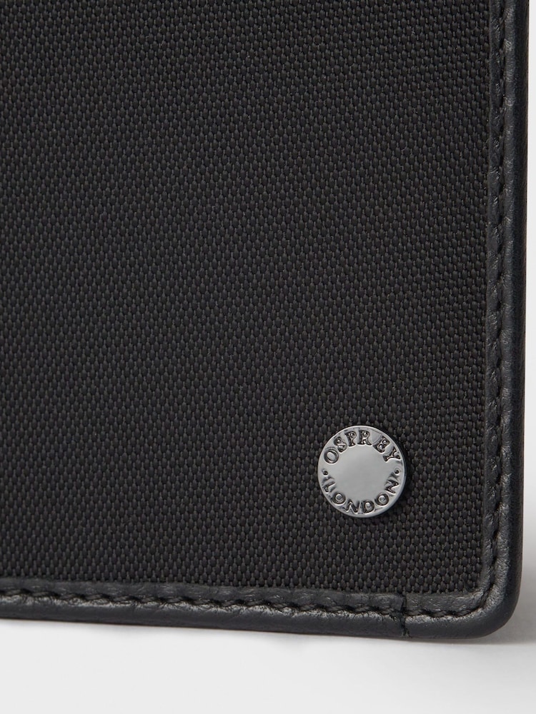 OSPREY LONDON The Business Class Nylon Black Passport Cover - Image 4 of 4