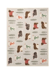 Natural Washable Christmas Hamish The Highland Cow Rug - Image 6 of 6