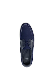 Dune London Blue Blaizerss Knit Boat Shoes - Image 6 of 6
