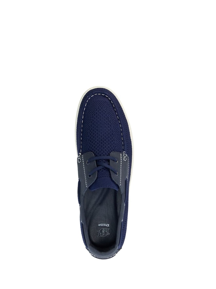 Dune London Blue Blaizerss Knit Boat Shoes - Image 6 of 6