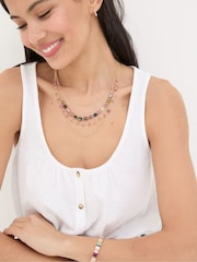 FatFace Flora White Vest - Image 4 of 7
