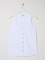 FatFace Flora White Vest - Image 7 of 7