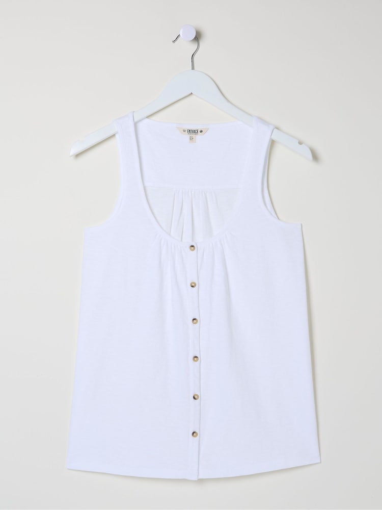 FatFace Flora White Vest - Image 7 of 7