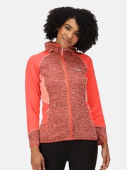 Regatta Orange Walbury III Full Zip Hooded Fleece - Image 1 of 10