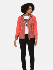 Regatta Orange Walbury III Full Zip Hooded Fleece - Image 3 of 10