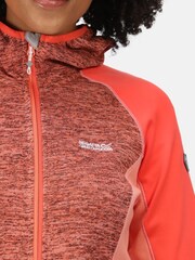 Regatta Orange Walbury III Full Zip Hooded Fleece - Image 4 of 10