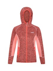 Regatta Orange Walbury III Full Zip Hooded Fleece - Image 7 of 10