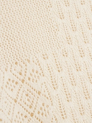 River Island Cream Block Stitch Tabard  Vest - Image 5 of 6