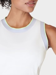 Sweaty Betty White Power Ace Mix Pleat Tennis Dress - Image 3 of 5