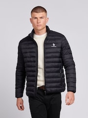 U.S. Polo Assn. Black Lightweight Mens Bound Quilted Jacket - Image 1 of 7