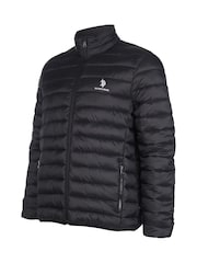 U.S. Polo Assn. Black Lightweight Mens Bound Quilted Jacket - Image 6 of 7