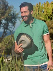 FatFace Green Perranporth Polo Shirt - Image 6 of 7