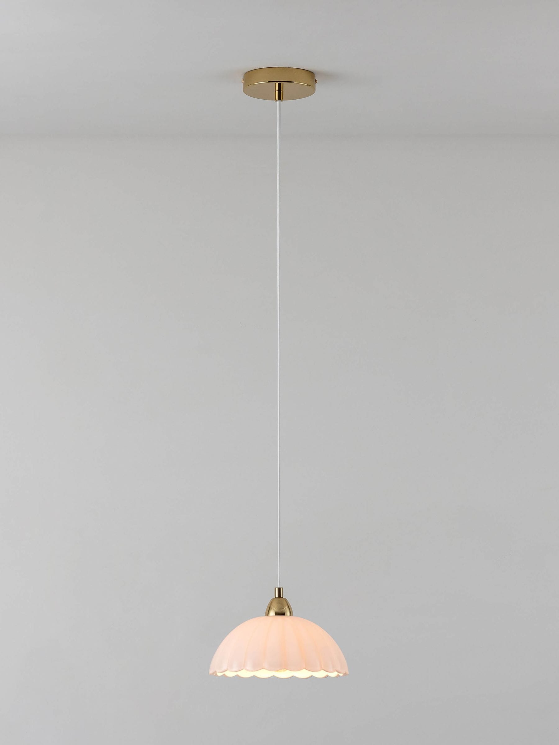Brass flower ceiling light sale