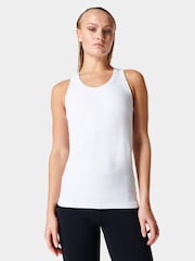 Sweaty Betty White Athlete Seamless Workout Tank Top - Image 1 of 6