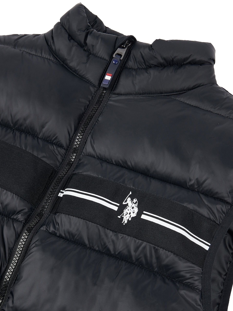 Negro - U.S. Polo Assn. 3D Tape Mens Gilet - Imagen 7 de 7 Negro - U.S. Polo Assn. 3D Tape Mens Gilet - Imagen 7 de 7