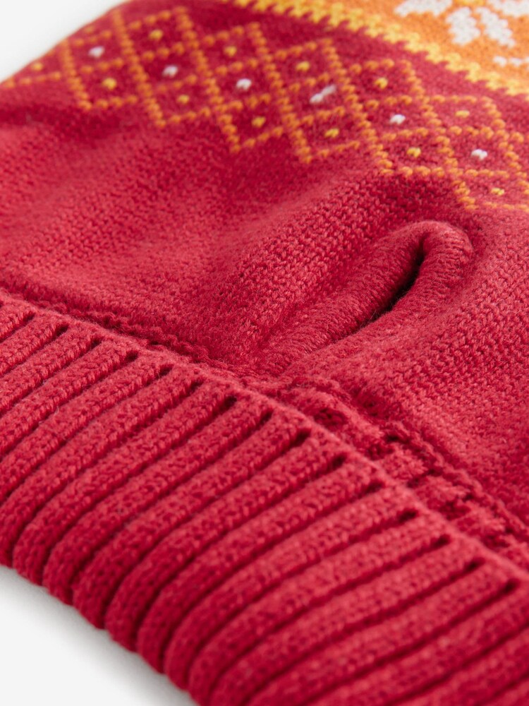 Little Bird by Jools Oliver Multi 100% Cotton Christmas Fairisle Pattern Knitted Dog Jumper - Image 8 of 8