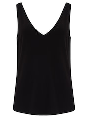 Pour Moi Black Chrome Sophie Fuller Bust Stretch V-Neck Vest with LENZING™ ECOVERO™ Viscose - Image 3 of 4