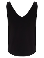 Pour Moi Black Chrome Sophie Fuller Bust Stretch V-Neck Vest with LENZING™ ECOVERO™ Viscose - Image 4 of 4