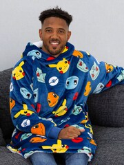 Character World Pokemon Badges Wearable Hooded Fleece - Image 2 of 6