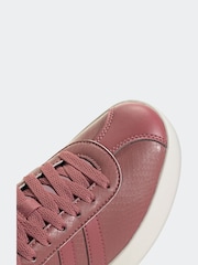 adidas White/Pink VL Court Trainers - Image 7 of 7