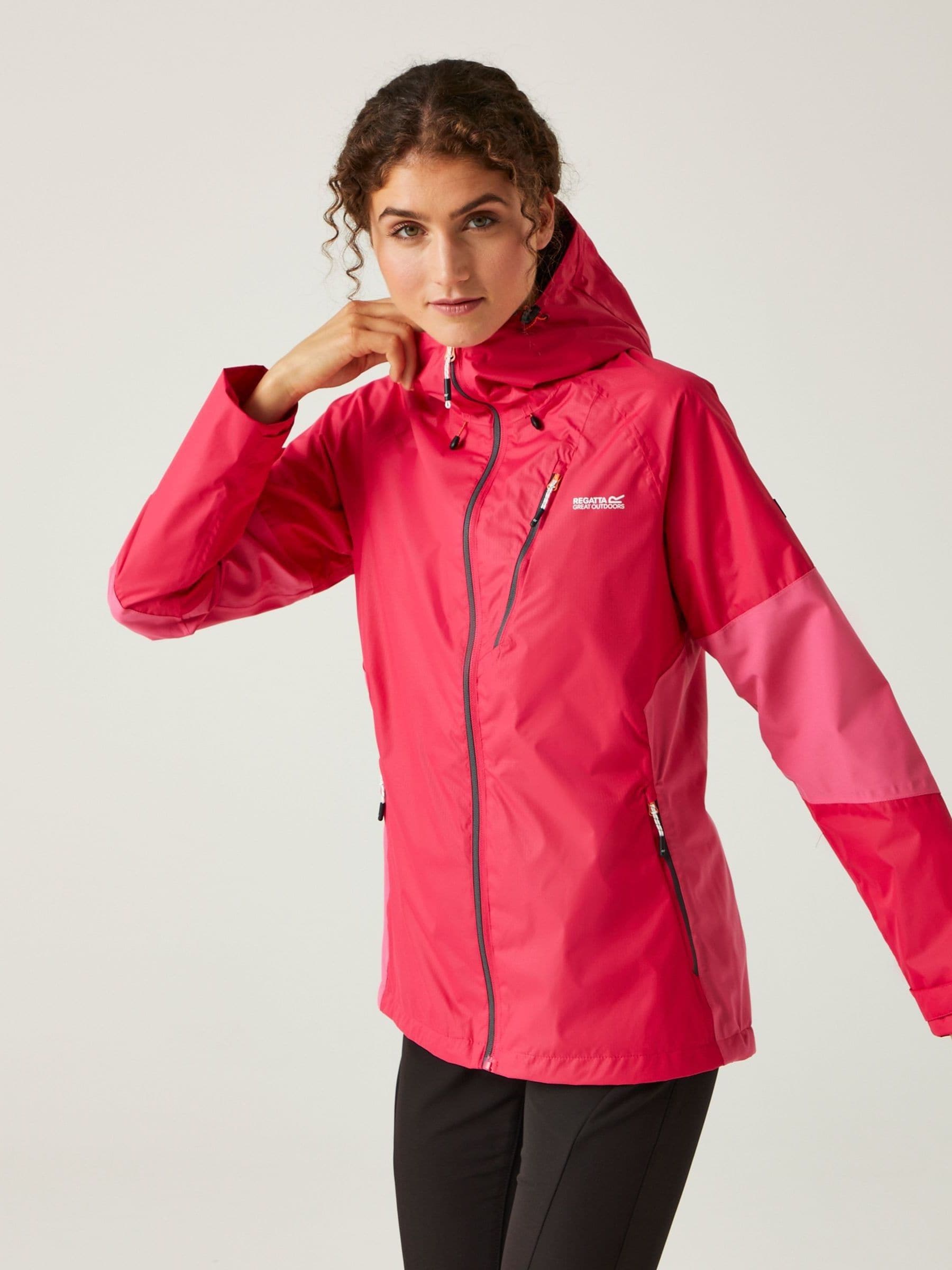 Buy Regatta Pink Highton Stretch V Waterproof Hiking Jacket from Next Luxembourg