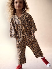 Animal Print Boilersuit (3-16yrs) - Image 2 of 8