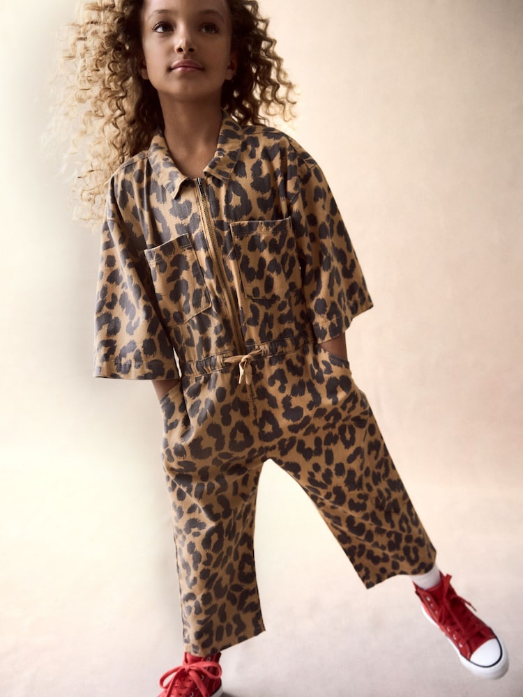 Animal Print Boilersuit (3-16yrs) - Image 2 of 8