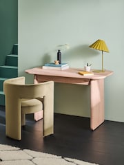 MADE.COM White Wash Oak Nyla Desk - Image 1 of 4