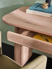 MADE.COM White Wash Oak Nyla Desk - Image 3 of 4