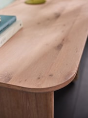 MADE.COM White Wash Oak Nyla Desk - Image 4 of 4