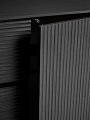 Black Marlow Oak Effect Large Sideboard - Image 11 of 11