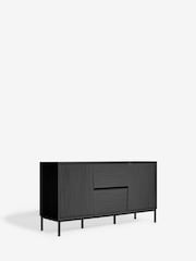 Black Marlow Oak Effect Large Sideboard - Image 7 of 9