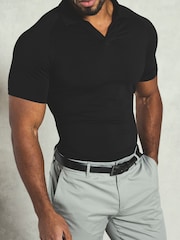 Tailored Athlete Black Muscle Fit Signature T-Shirt - Image 2 of 6