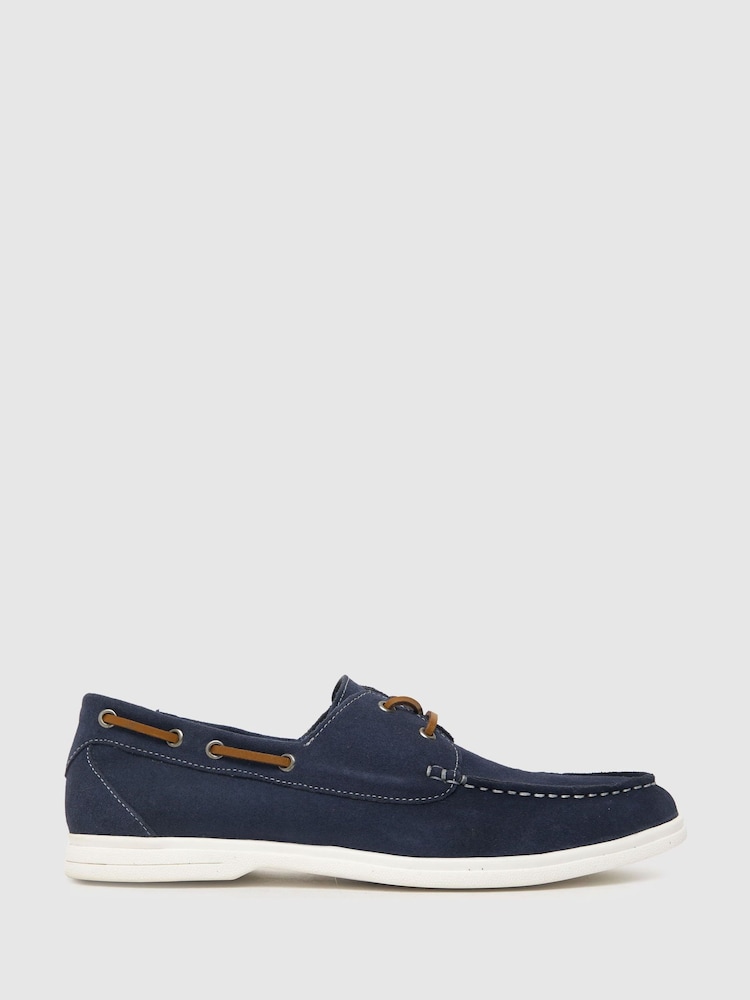 Schuh Pablo Suede Boat Shoes - Image 1 of 4