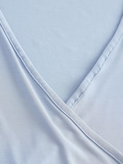 Pale Blue Active Open Back Soft Touch Top - Image 11 of 11