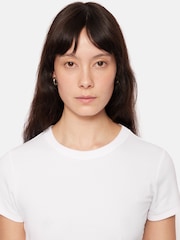 Jigsaw White Baby Cotton T-Shirt - Image 2 of 6