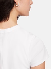 Jigsaw White Baby Cotton T-Shirt - Image 4 of 6