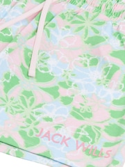 Jack Wills Girls Floral 100% Cotton T-Shirt And Shorts Set - Imagen 4 de 4
