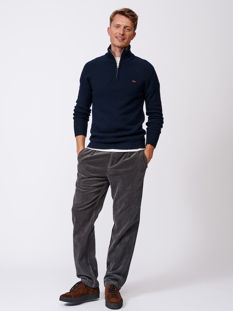 Aubin Bream Quarter Zip Wool Jumper - Image 3 of 6