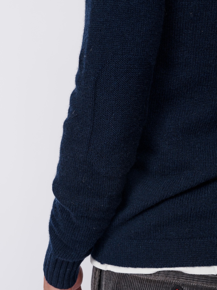 Aubin Bream Quarter Zip Wool Jumper - Image 5 of 6