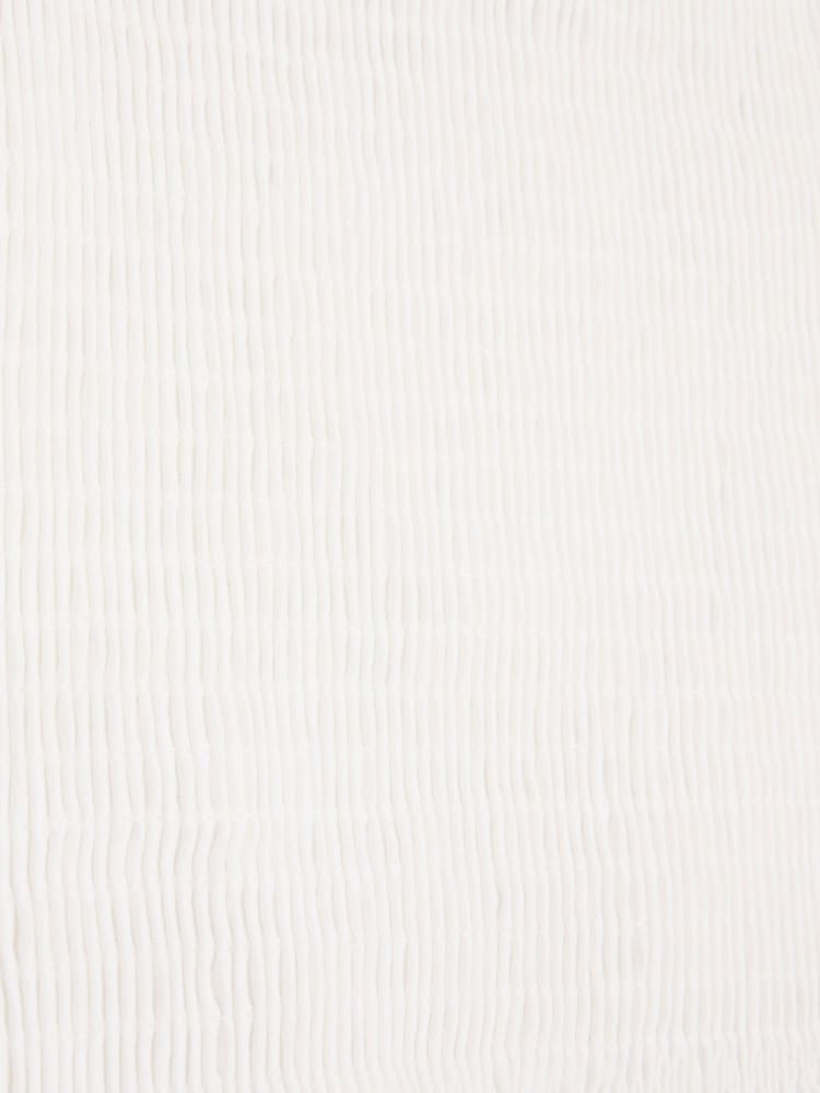 River Island White Girls Shirred Milkmaid 100% Cotton Top - Image 2 of 3 River Island White Girls Shirred Milkmaid 100% Cotton Top - Image 2 of 3