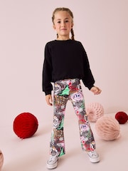 Grau/Weihnachten - Ausgestellte Leggings (3–16 J.) - Bild 2 von 7