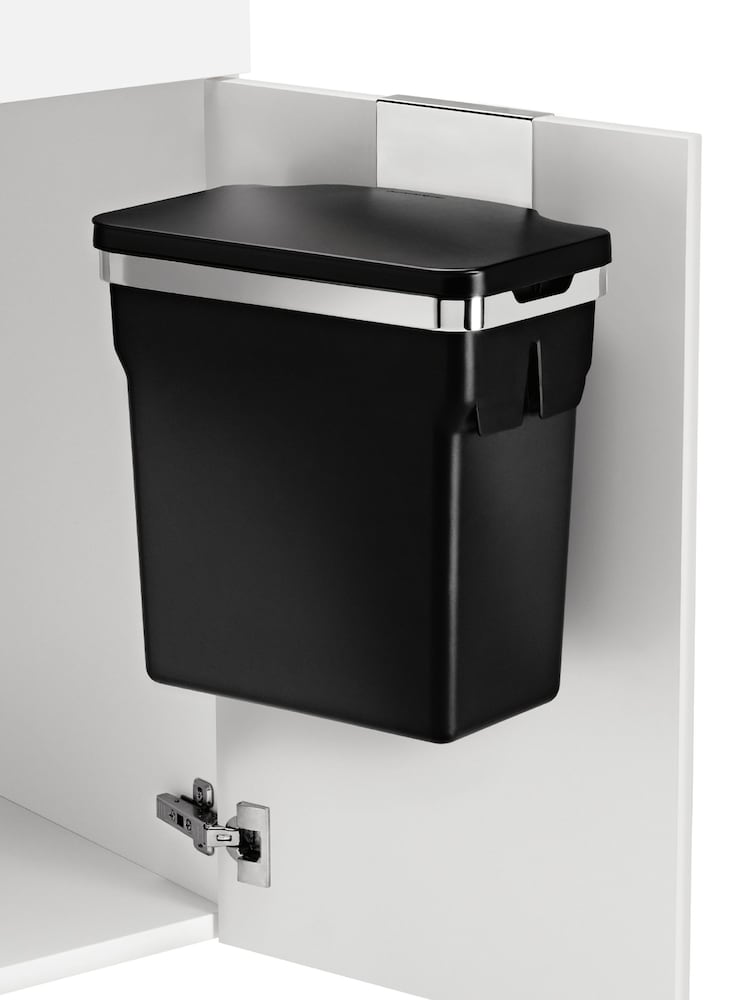 simplehuman Black 10L In-Cabinet Bin - Image 1 of 5